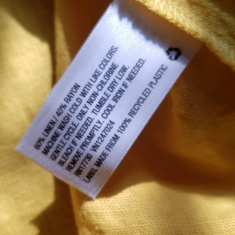 A.n.  day yellow dress Size 2 - Picture 15 of 16